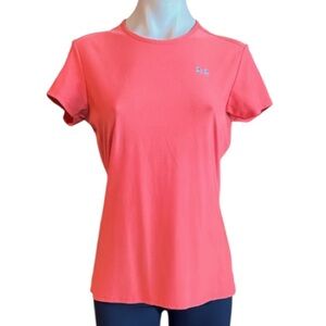 Under Armour Orange Fitted Short Sleeve Tee Women’s S GUC